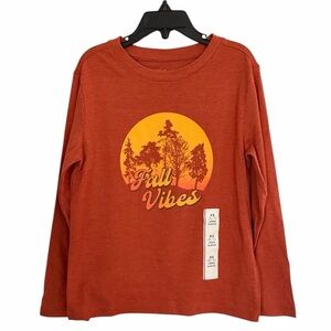 Cat & Jack - Kids Size XS(4-5) - “Fall Vibes” - Long Sleeve - NWT